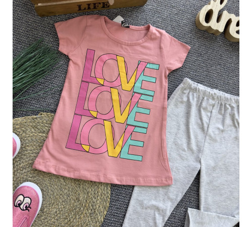 Костюм Love пудра
