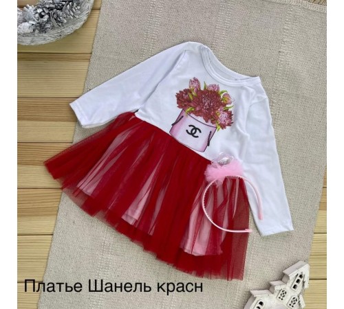 Сукня Шанель червона