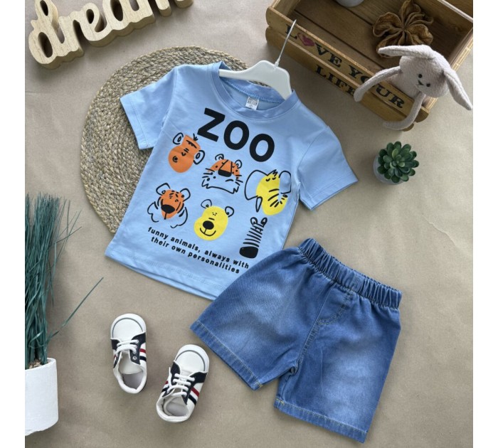 Костюм zoo блакитний
