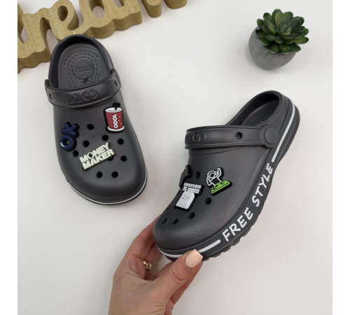 крокси style сірі