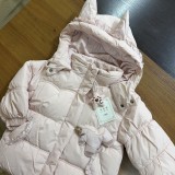 Куртка рожева з вушками