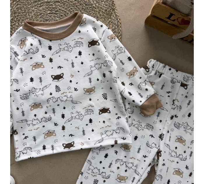 Піжама інтерлок лисенята