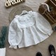 Блуза з мереживом біла