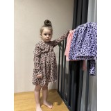 сукня софт горох рожева