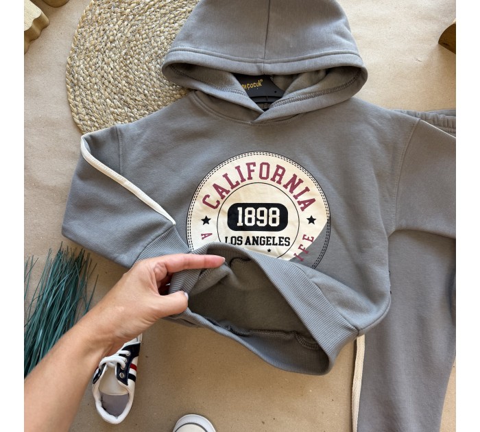Спорт костюм CALIFORNIA 1898 сірий