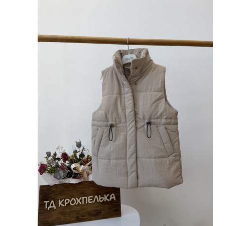 Жилет беж куліски