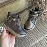 демі чоботи бронза бантик