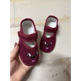 Капці очі бордо