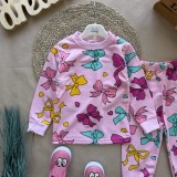 костюм двунитка бантики