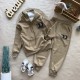 Спортивний костюм худі та штани олива
