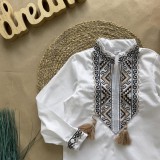 Вишиванка хлопчик блакитна