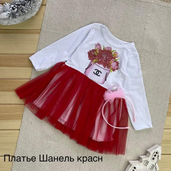 Сукня Шанель червона