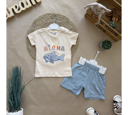 Костюм акула беж