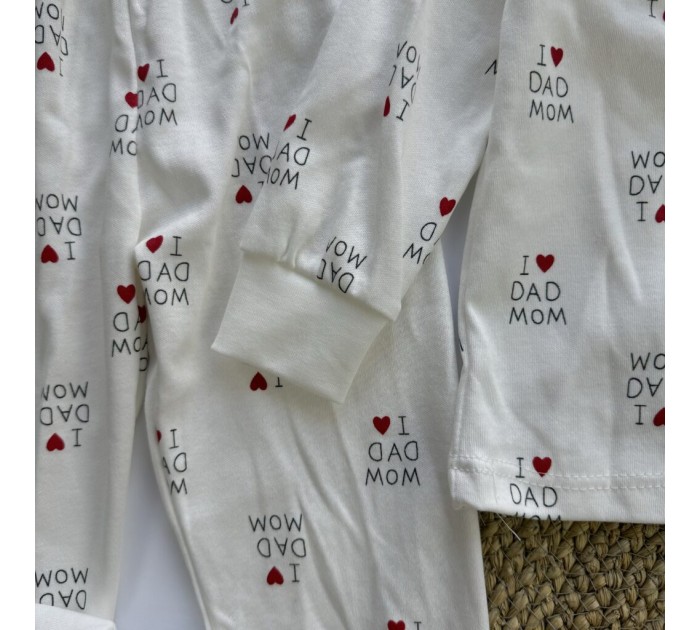піжама люблю маму тата