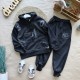Спортивний костюм худі та штани чорний