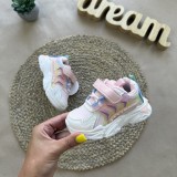 Кросівки рожеві з блакитним фешн 21-26