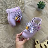 Зимові чоботи лаванда