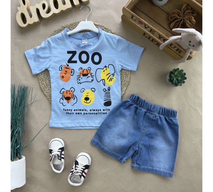 Костюм zoo блакитний