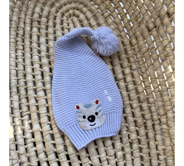шапка медведик