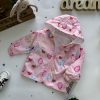 костюм трійка крихітка з вітровкою рожевий