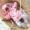 костюм трійка крихітка з вітровкою рожевий