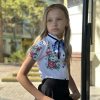 блуза - вишиванка квіткові мотиви