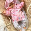 костюм трійка крихітка з вітровкою рожевий