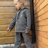костюм спорт двунитка сірий