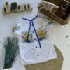 блуза - вишиванка жовті квіти