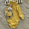 боді рубчик гірчичний