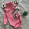 Боді рубчик корал