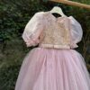 сукня пишна пайетки рожева 7-9 років