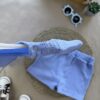 Костюм муслін футболка та шорти блакитний