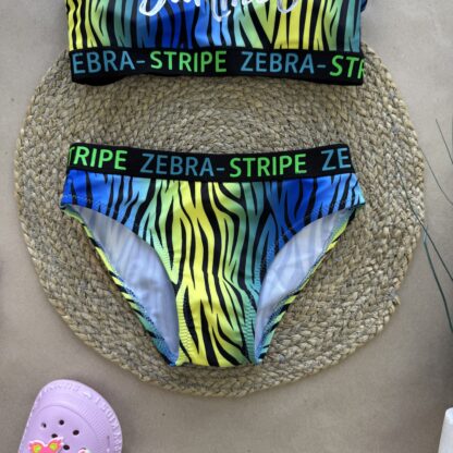 Купальник zebra синій