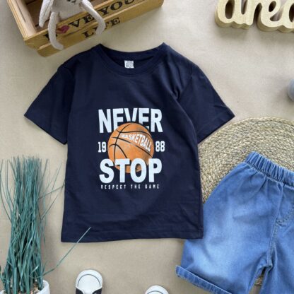 Костюм never stop темно-синій