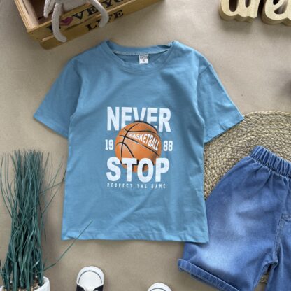 Костюм never stop блакитний
