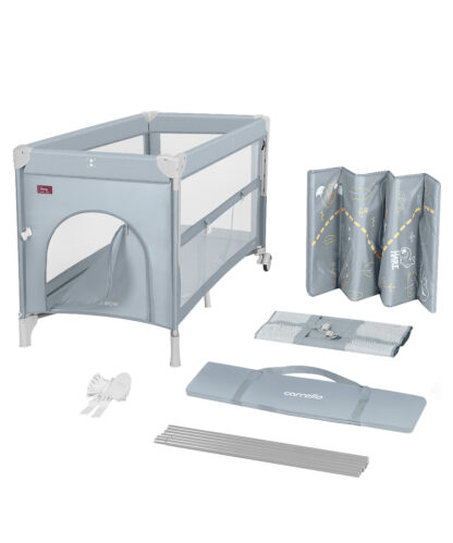 Манеж CARRELLO Porta CRL-18103 Ash Grey з подвійним дном