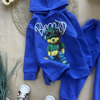 Костюм ведмедик синій