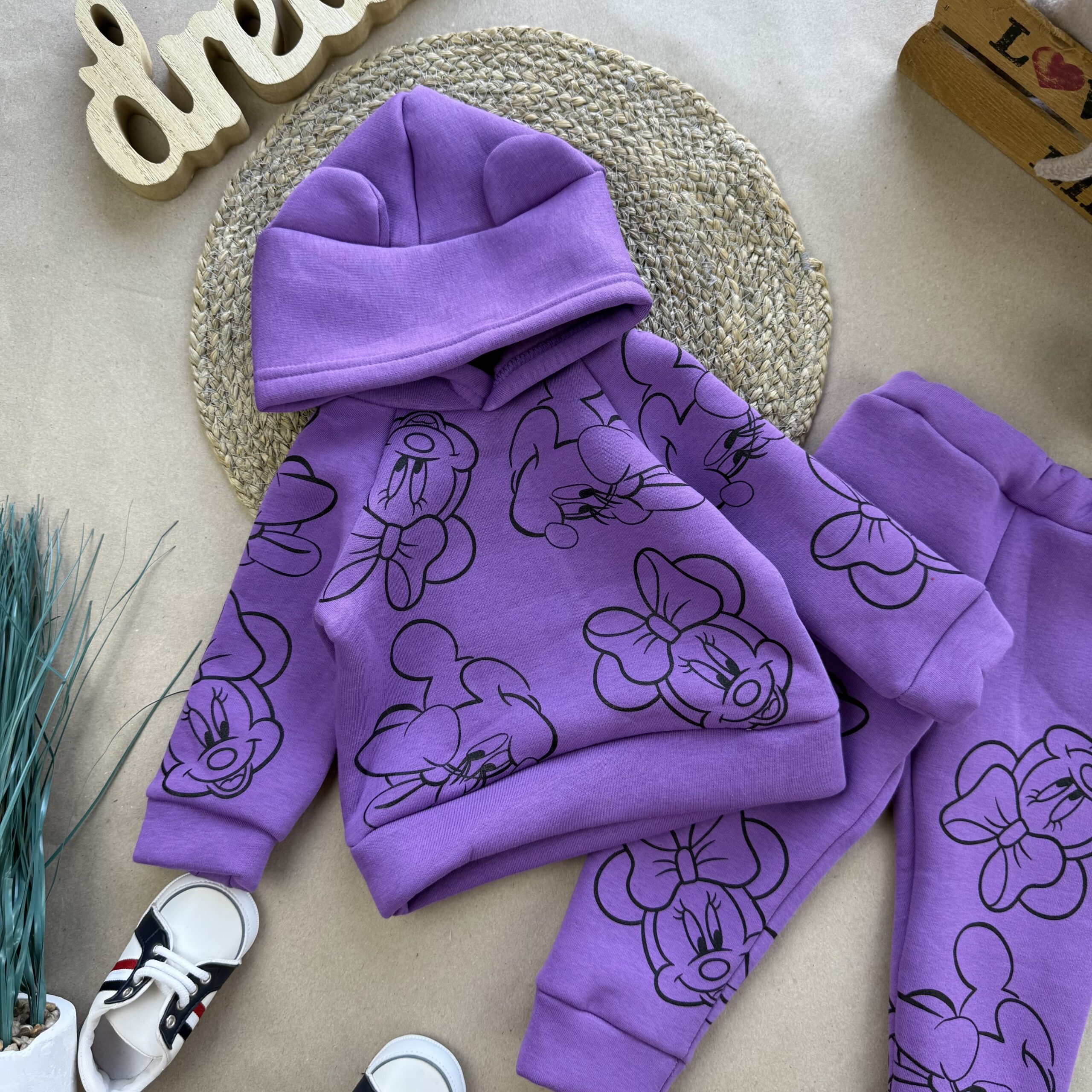 Костюм тринитка мінні бузок