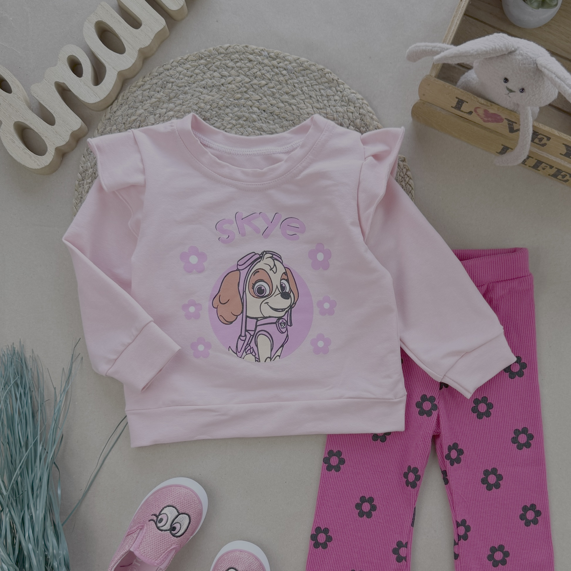 Костюм скай рожевий