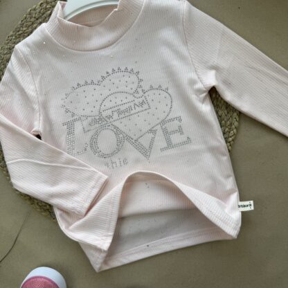 Гольф love ніжно рожевий
