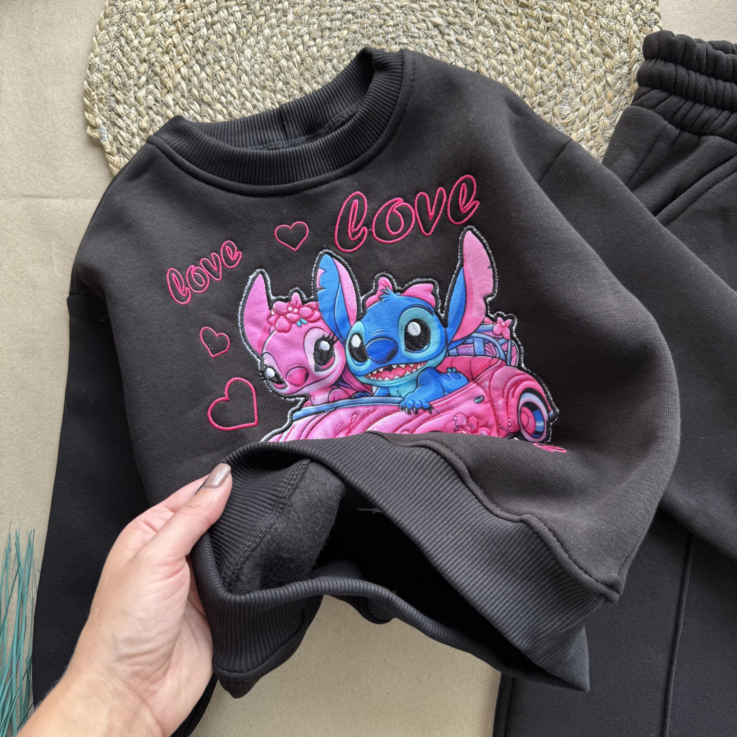 Костюм тринитка стіч з палаццо 104-122