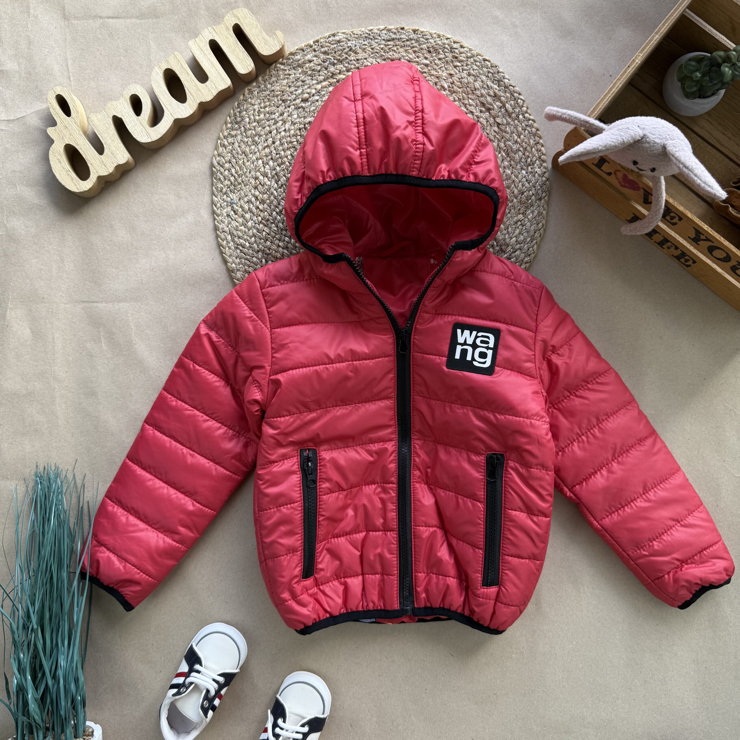 Куртка демі червона 98