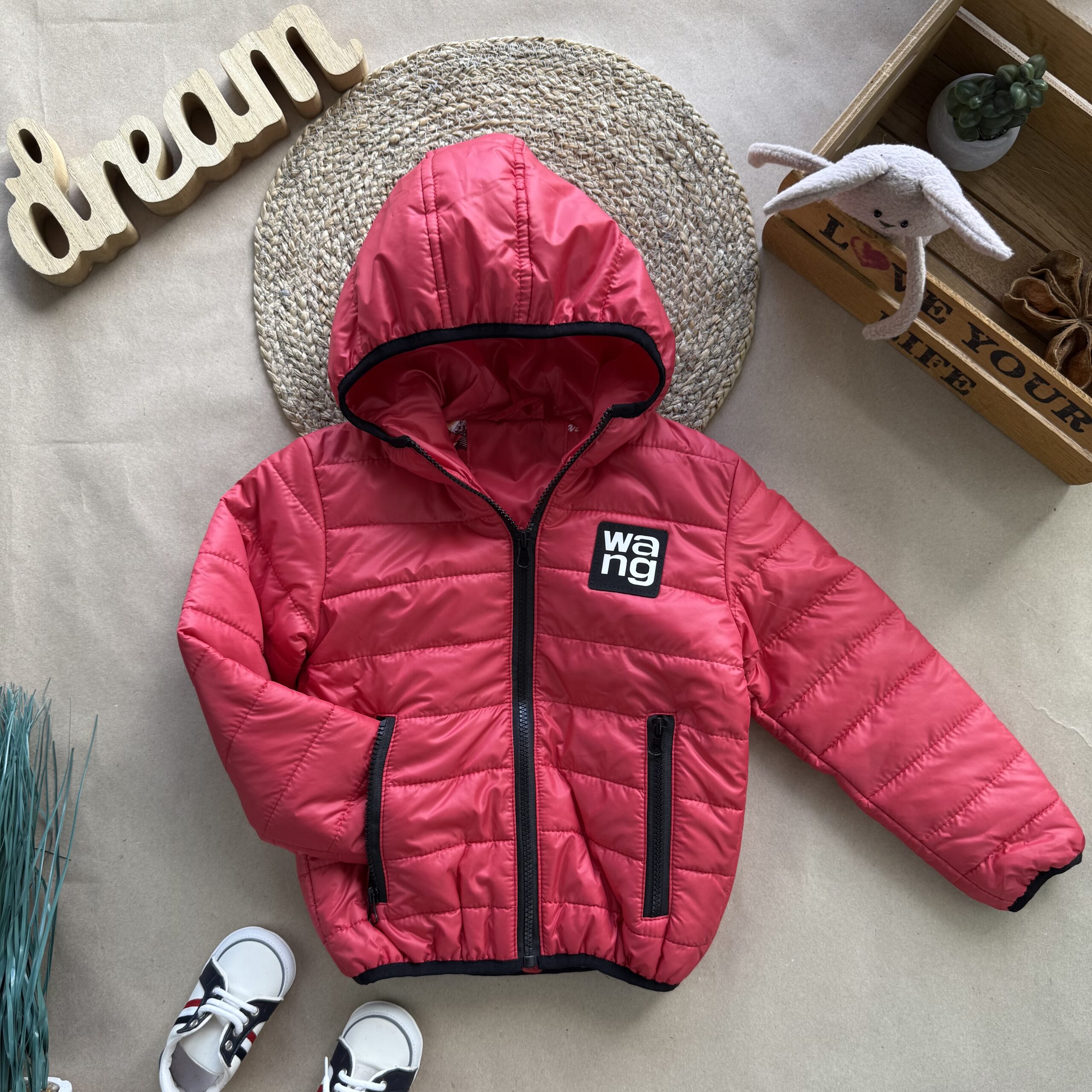 Куртка демі червона 98