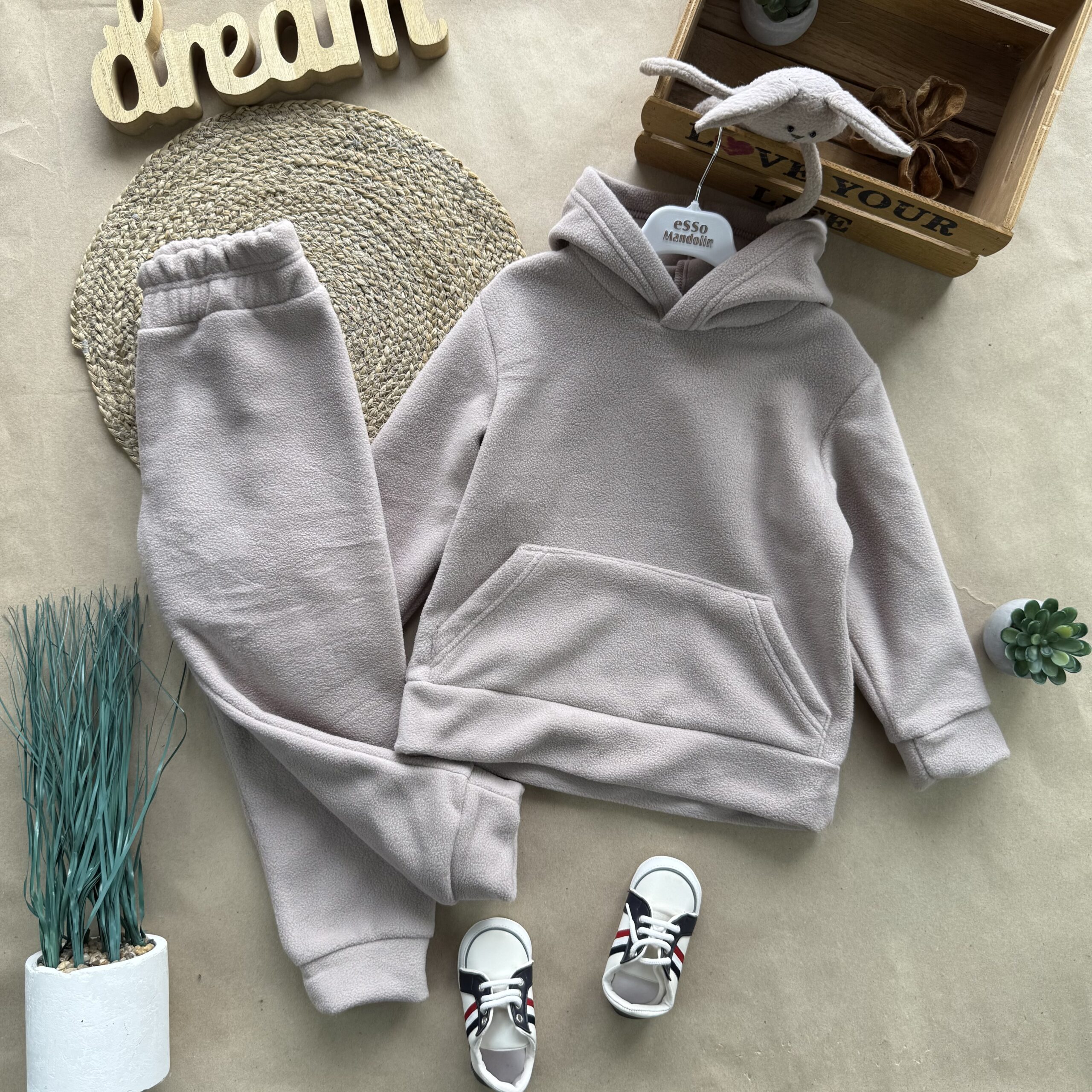 Костюм фліс полар мокко 104-140