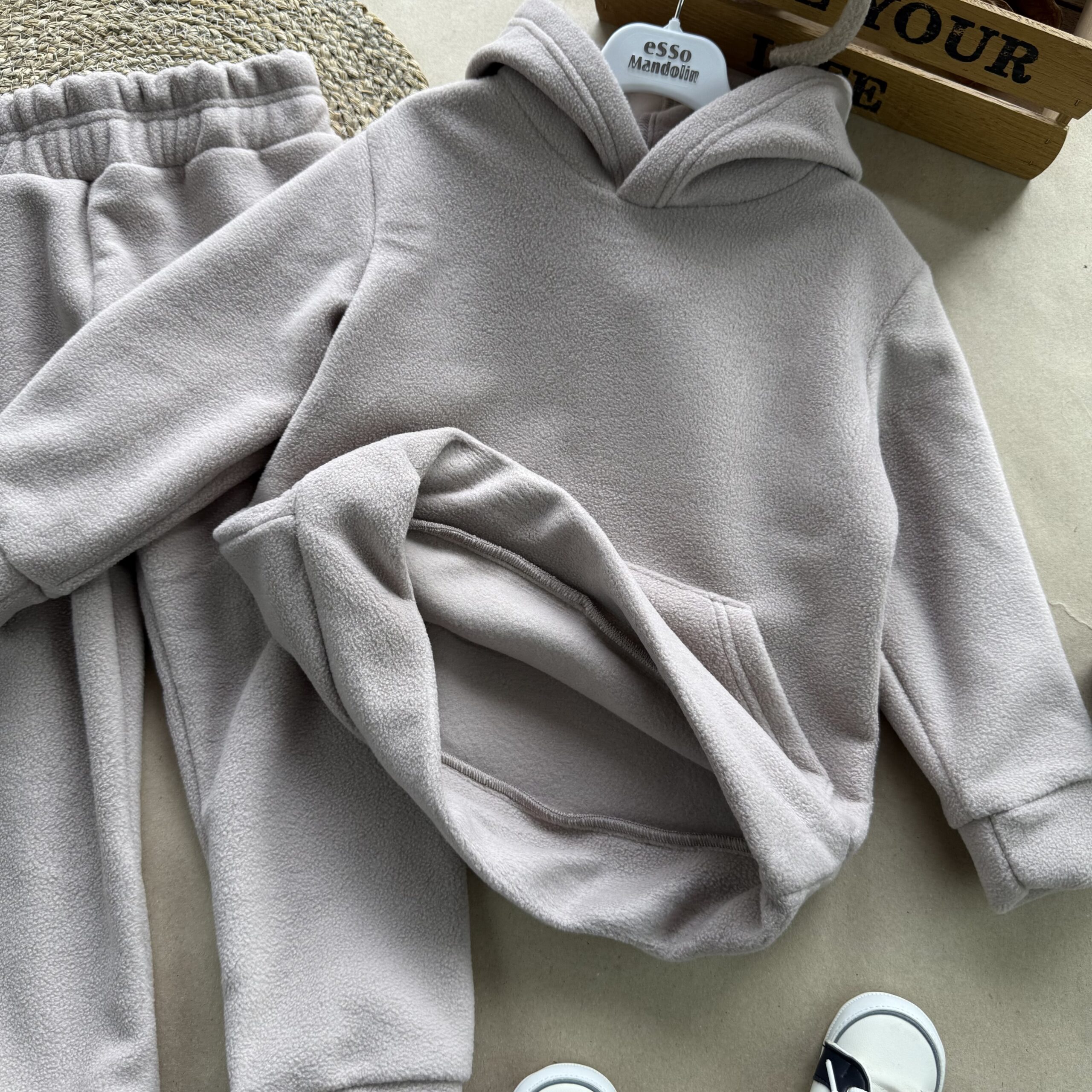 Костюм фліс полар мокко 104-140