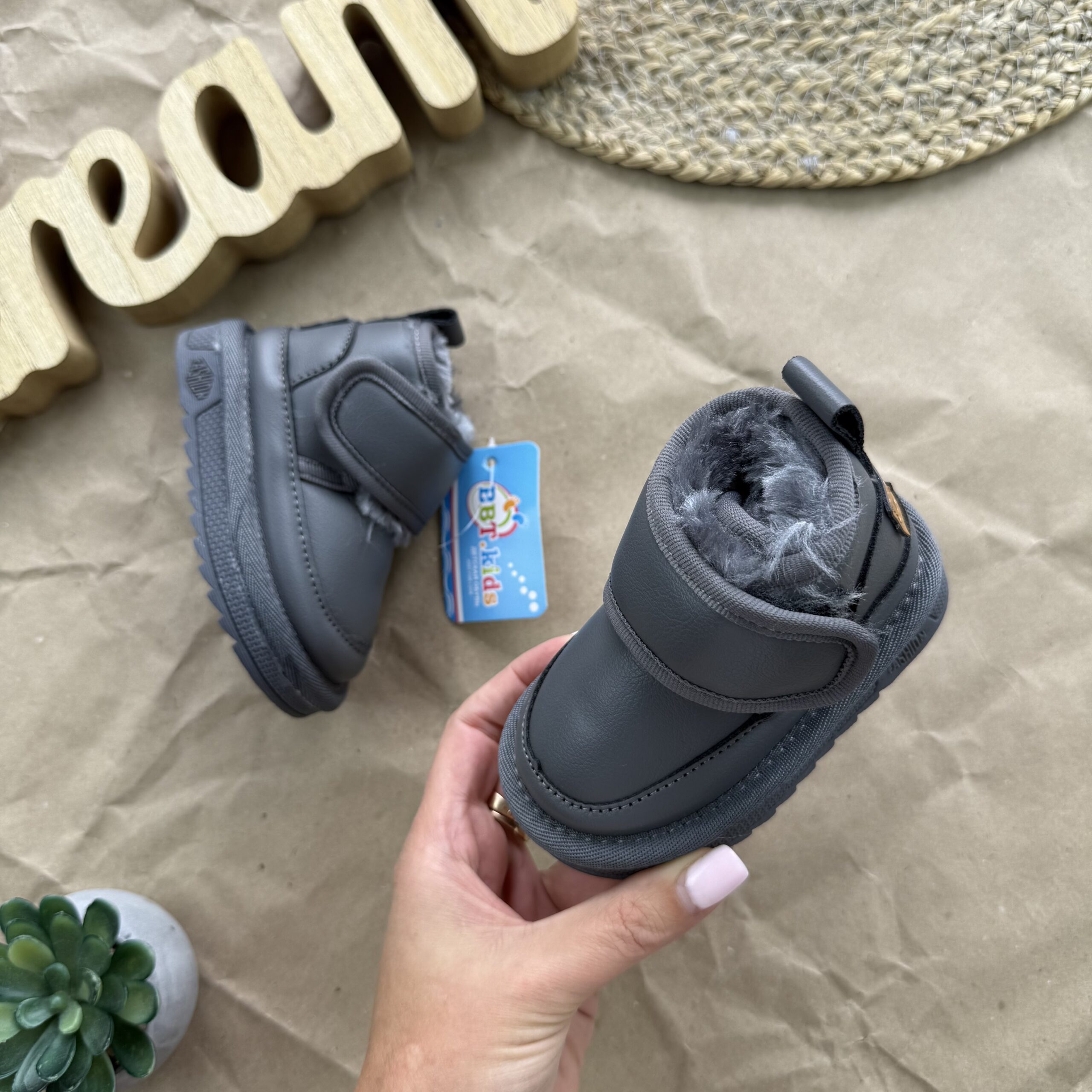 Уги графіт липучка 18-23