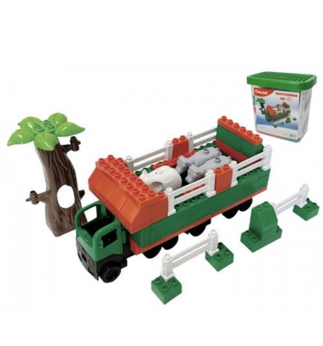 Конструктор вантажівка у пластиковому боксі