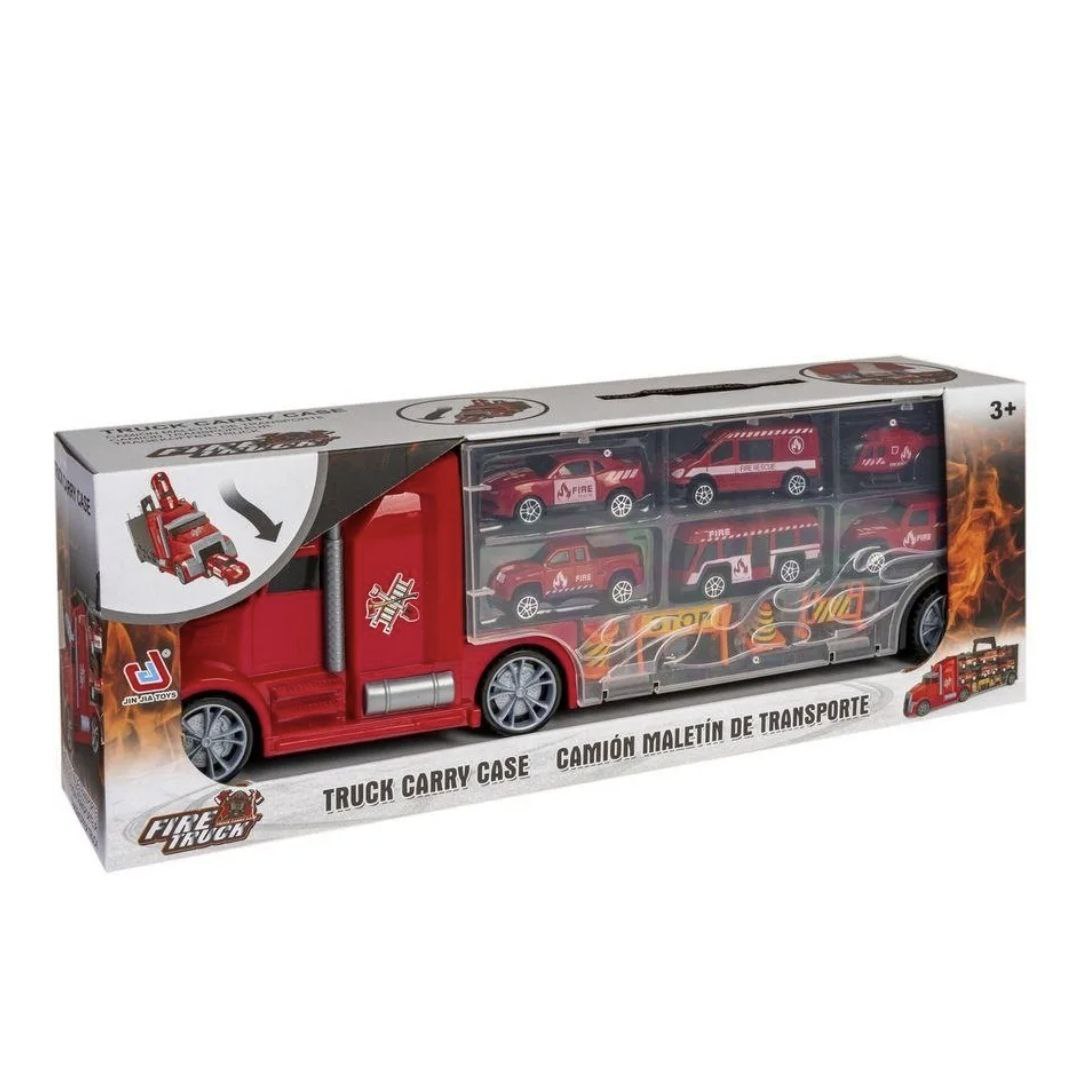 Трейлер з машинками пожежна служба