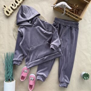 костюм велюр хутро